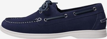 MANGO MAN Moccasins in Blue: front