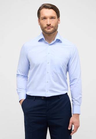 ETERNA Comfort fit Zakelijk overhemd in Blauw: voorkant