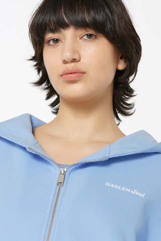 Harlem Soul Zip-Up Hoodie 'Devyn' in Blue