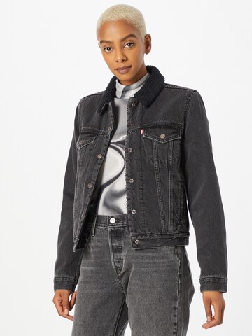 LEVI'S ® Between-Season Jacket 'Original Sherpa Trucker' in Grey: front