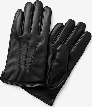Trendhim Full Finger Gloves 'Fjeld' in Black: front