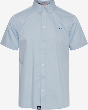 FQ1924 Overhemd 'Ronas' in Blauw: voorkant