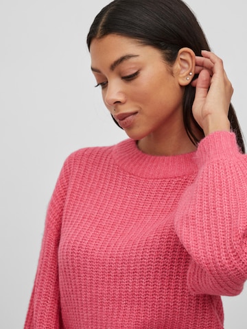 VILA Sweater 'FELO' in Pink