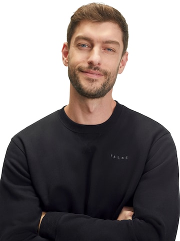 FALKE Sweatshirt 'Sweat'‌‌‌‌‌‌‌‌‌ in Schwarz