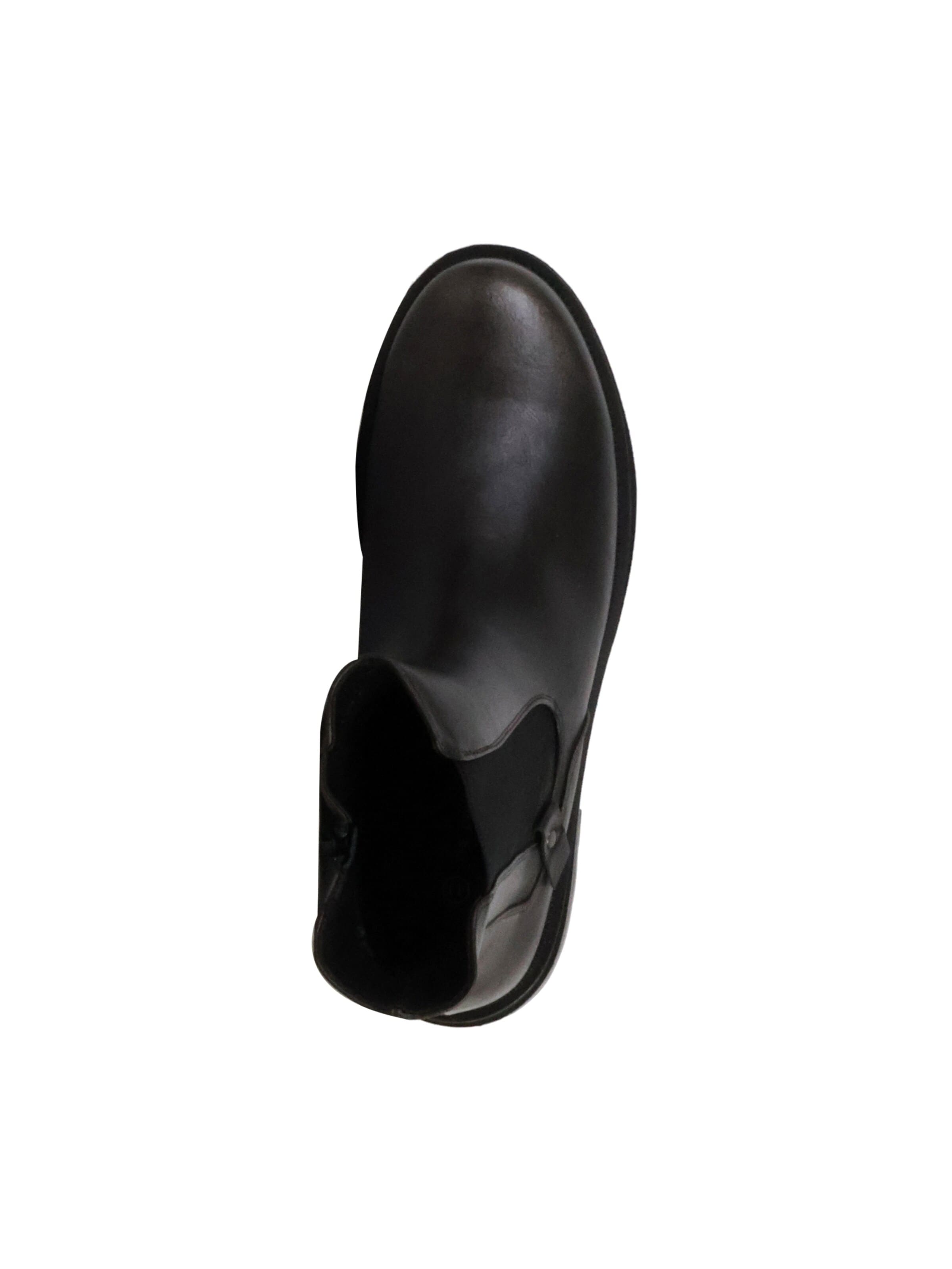 Bottines 'Stiefeletten mit Reißverschluss' The Divine Factory en noir