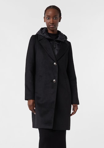 comma casual identity Mantel in Schwarz: Vorderseite