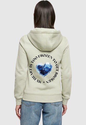 Mister Tee Sweatshirt 'Too Frozen' in Grün: Vorderseite