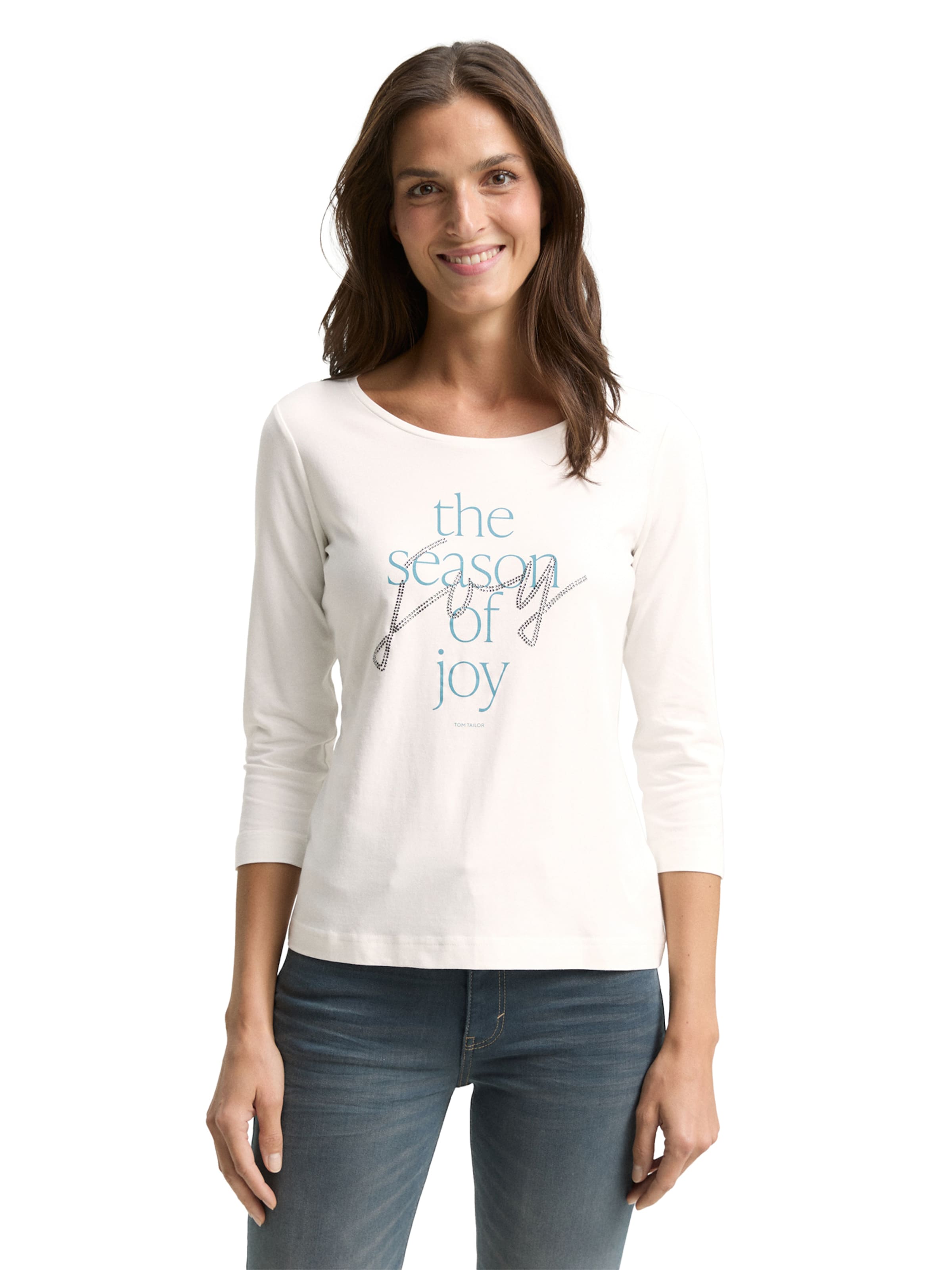 Maglietta di TOM TAILOR in bianco: frontale