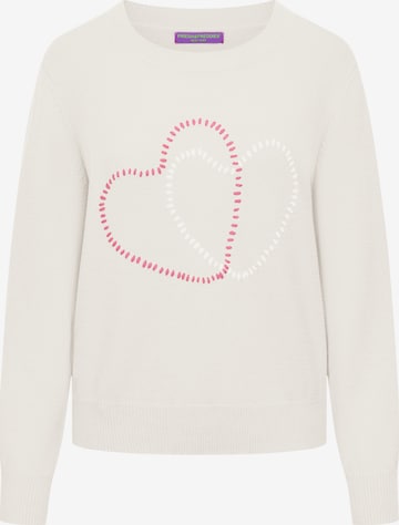 Frieda & Freddies NY Pullover in Beige: Vorderseite