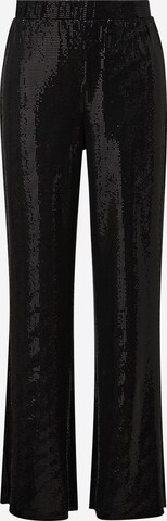 QS Flared Pants in Black: front