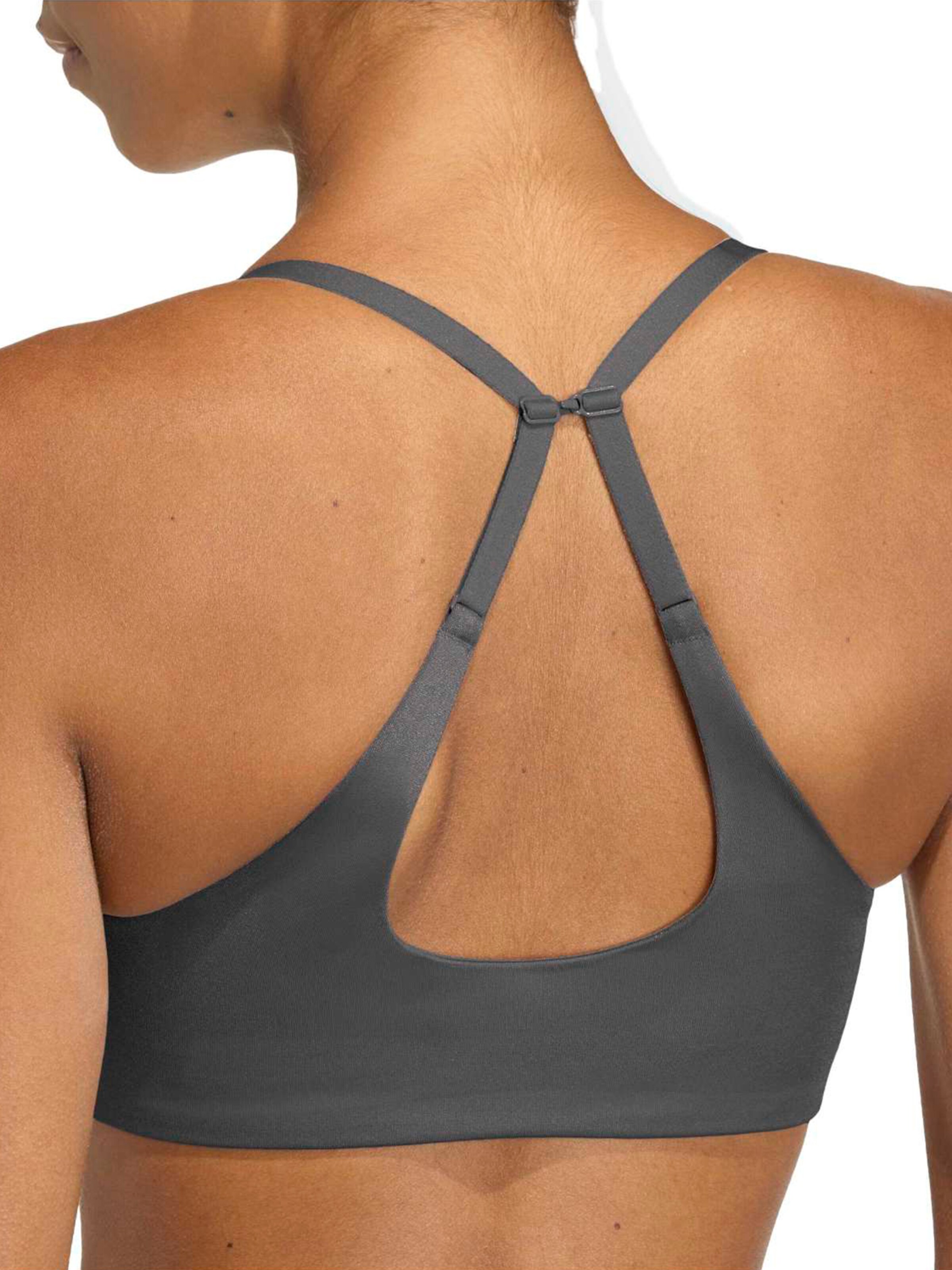 ADIDAS PERFORMANCE Bralette Sports bra 'OPT ESS' in Grey