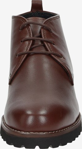 SIOUX Lace-Up Ankle Boots 'Meredith-702' in Brown