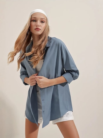 Bigdart Blouse in Blauw