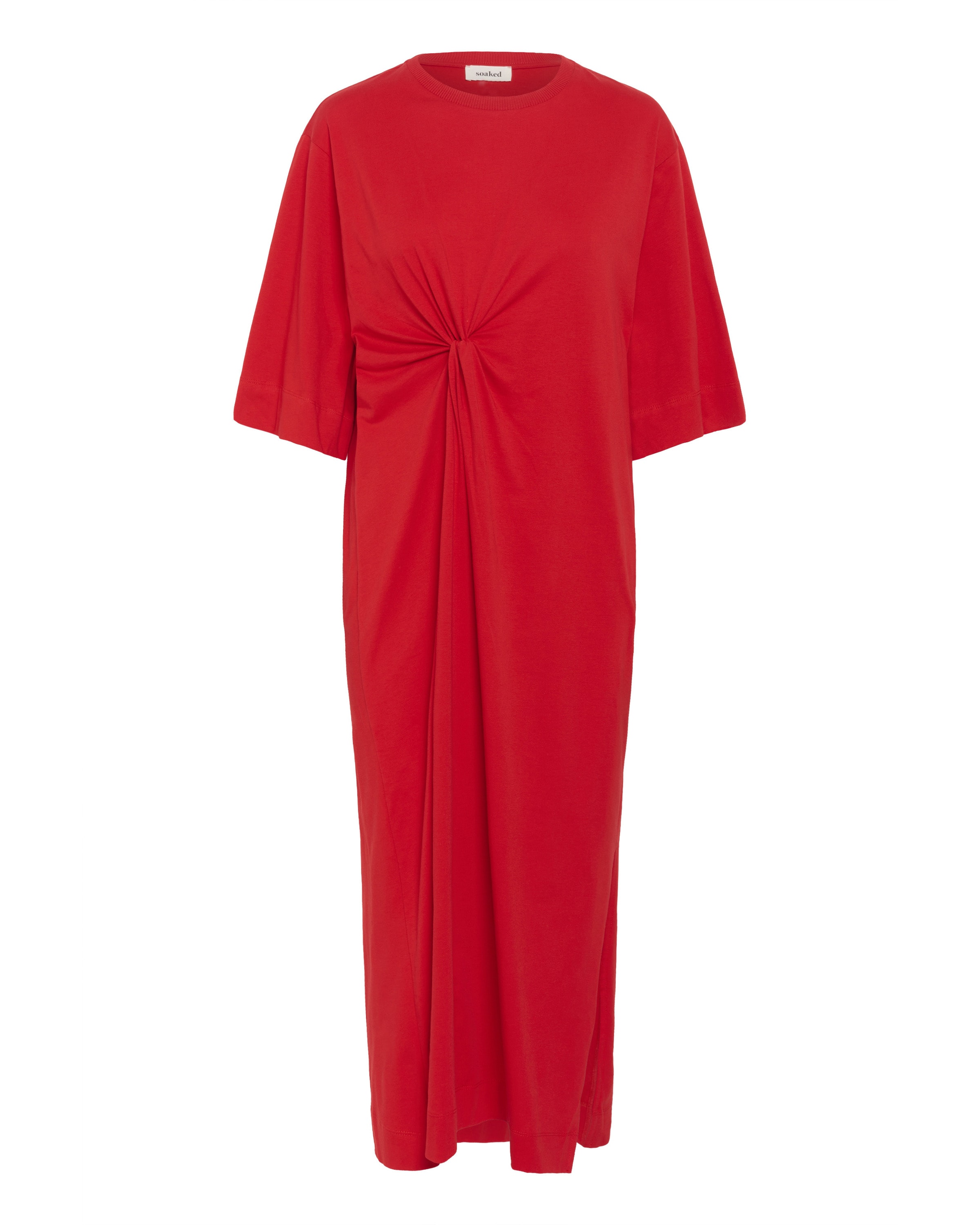 SOAKED IN LUXURY Dress 'Aeve' in Red: front