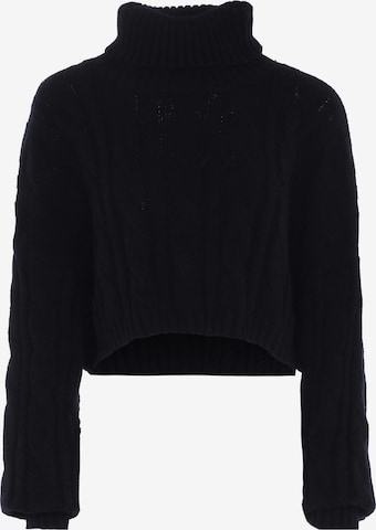 Pull-over paino en noir : devant