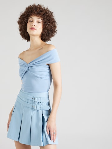 ABOUT YOU x Iconic by Tatiana Kucharova Top 'Jaden' in Blau: predná strana