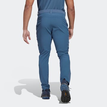 Regular Pantalon outdoor 'Zupahike' ADIDAS TERREX en bleu