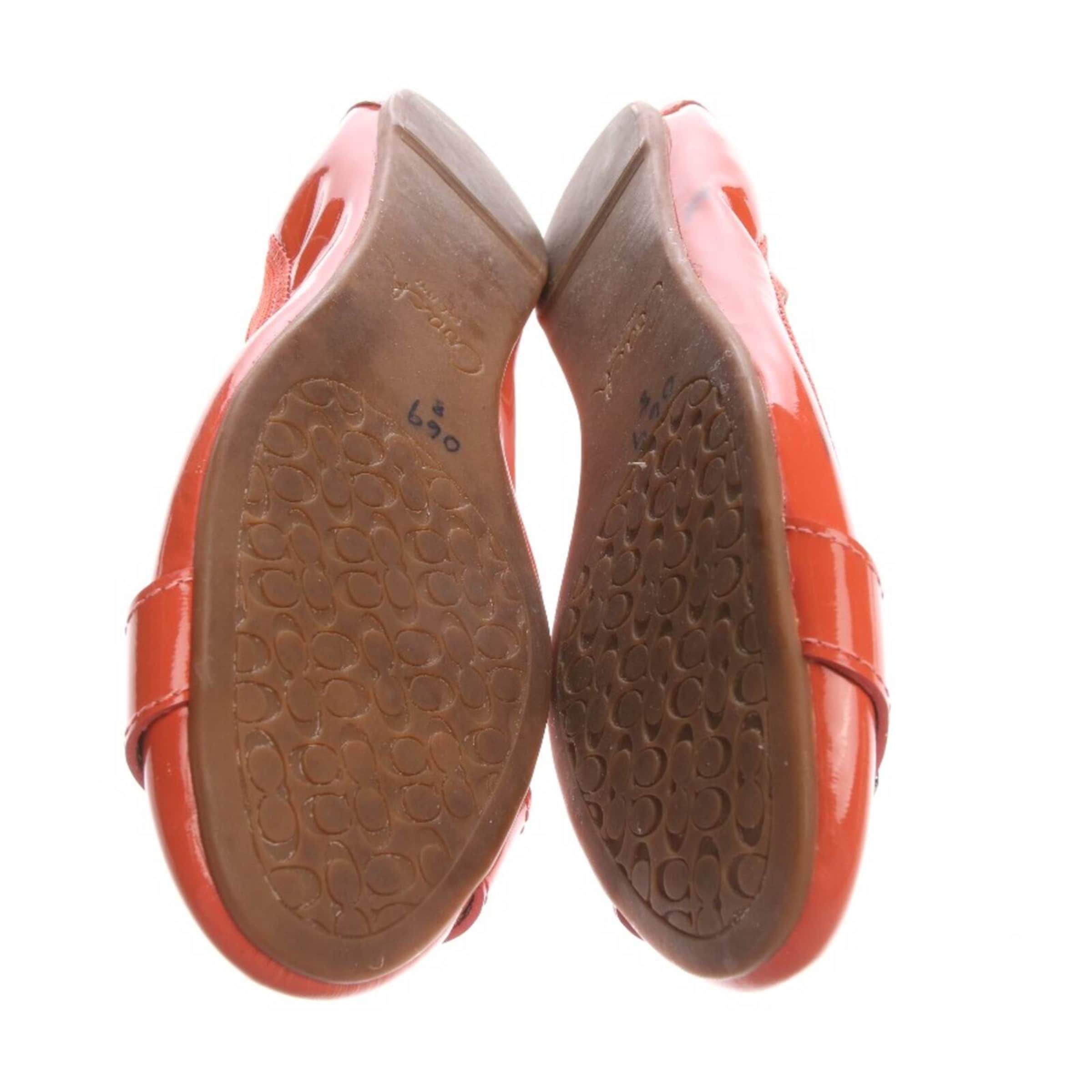 COACH Flats & Loafers in 38,5 in Orange