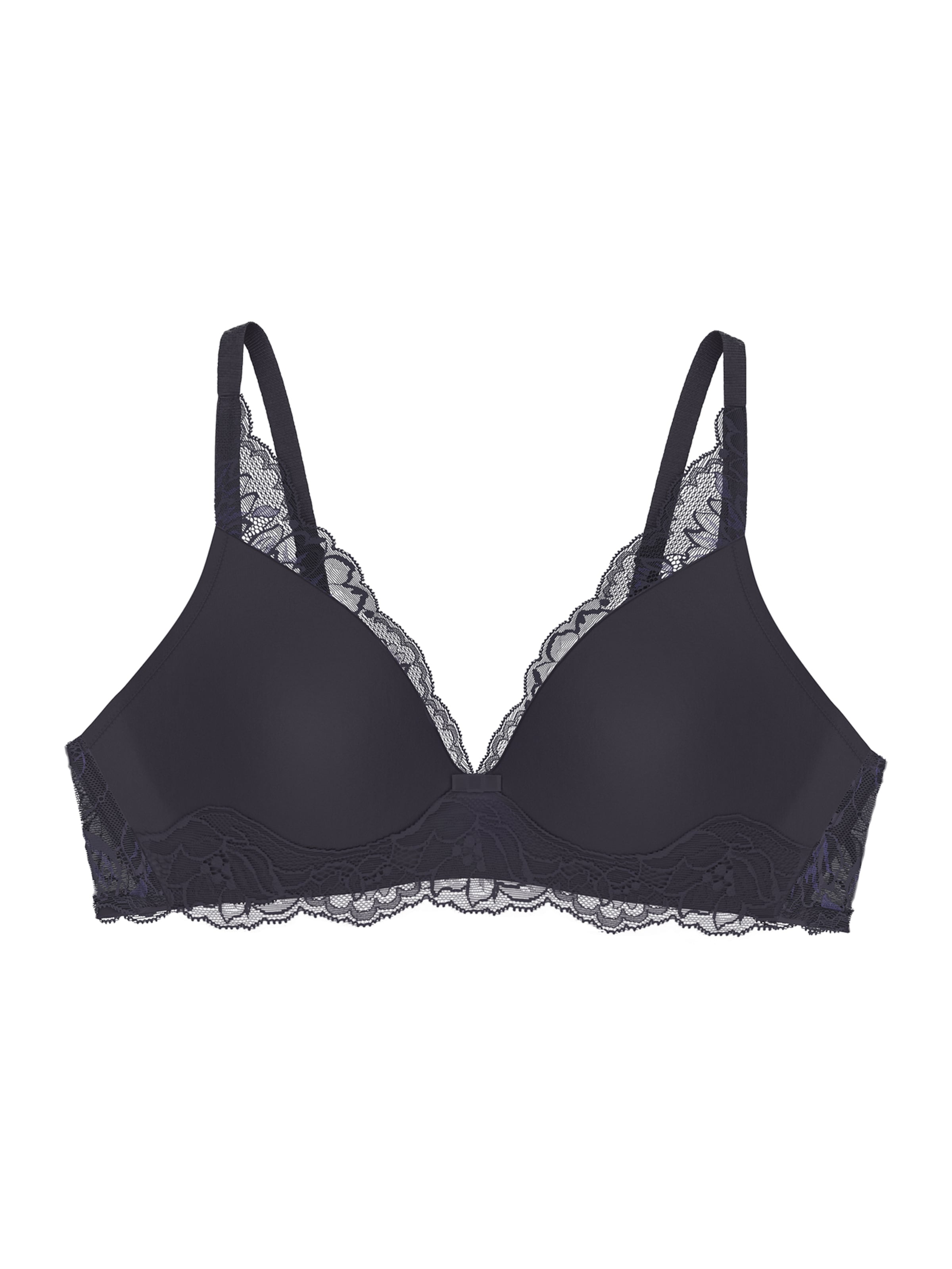 TRIUMPH T-shirt Bra 'Amourette Charm' in Black: front