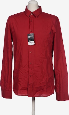 Volcom Button Up Shirt in S in Red: front