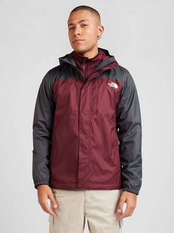 THE NORTH FACE - Chaqueta de montaña 'Quest' en rojo: frente