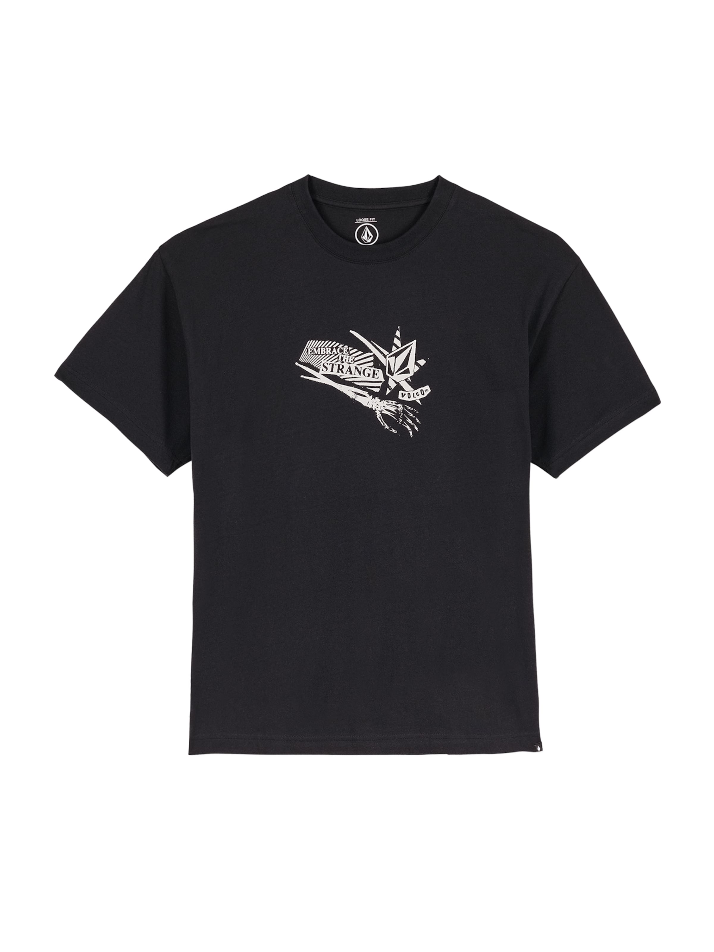 Volcom Paita 'Kut N Rip' värissä musta: etupuoli