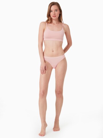 Organication Bralette Bra in Pink