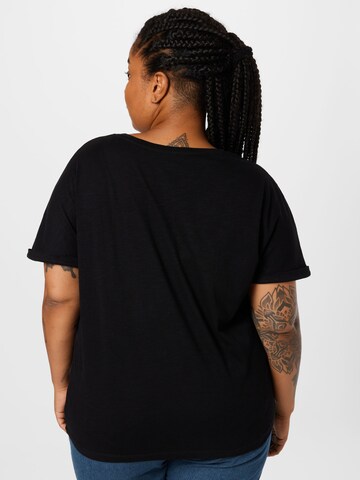 T-shirt Tom Tailor Women + en noir