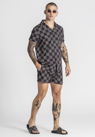 Gianni Kavanagh Regular Fit Hemd 'Piazza' in Braun