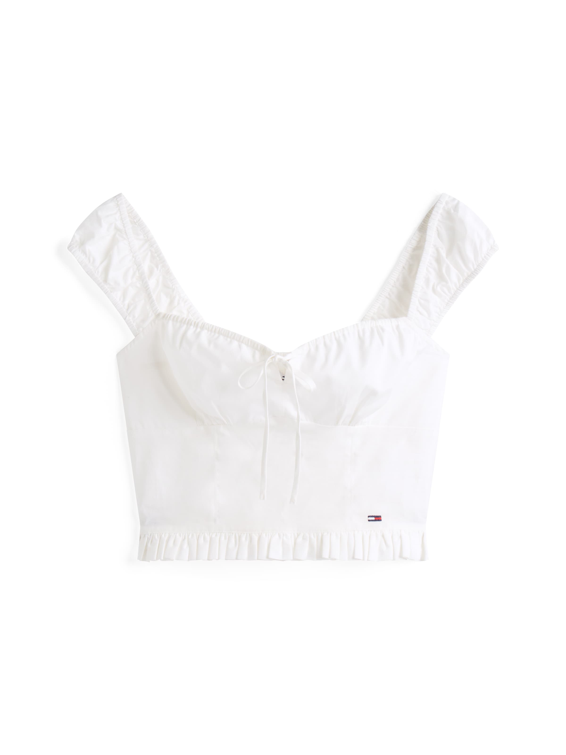 Tommy Jeans Bluzka w kolorze biały: przód