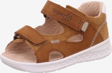 SUPERFIT Sandals & Slippers 'Lagoon' in Brown: front