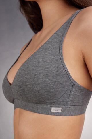 INTIMISSIMI Triangle Bra in Grey: front