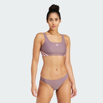Bustier Bikini de sport ADIDAS SPORTSWEAR en violet : devant
