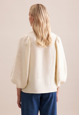SEIDENSTICKER Blouse 'Schwarze Rose' in White