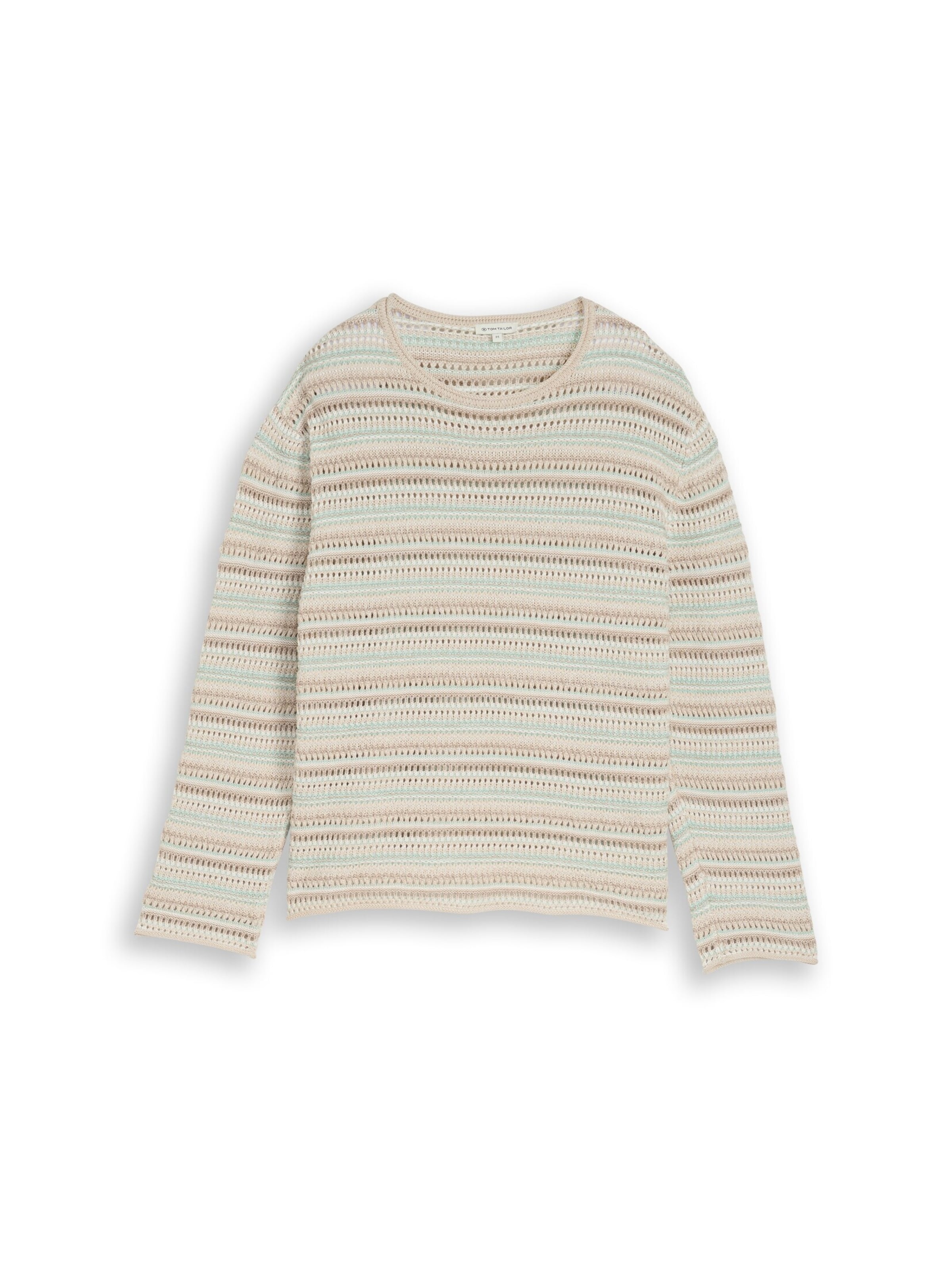 TOM TAILOR Sweater in Beige: front