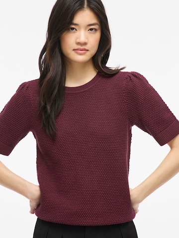 VILA Sweater 'VIDalo' in Red