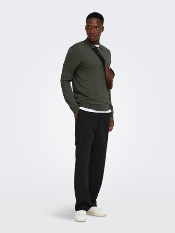 Only & Sons Sweater in Green