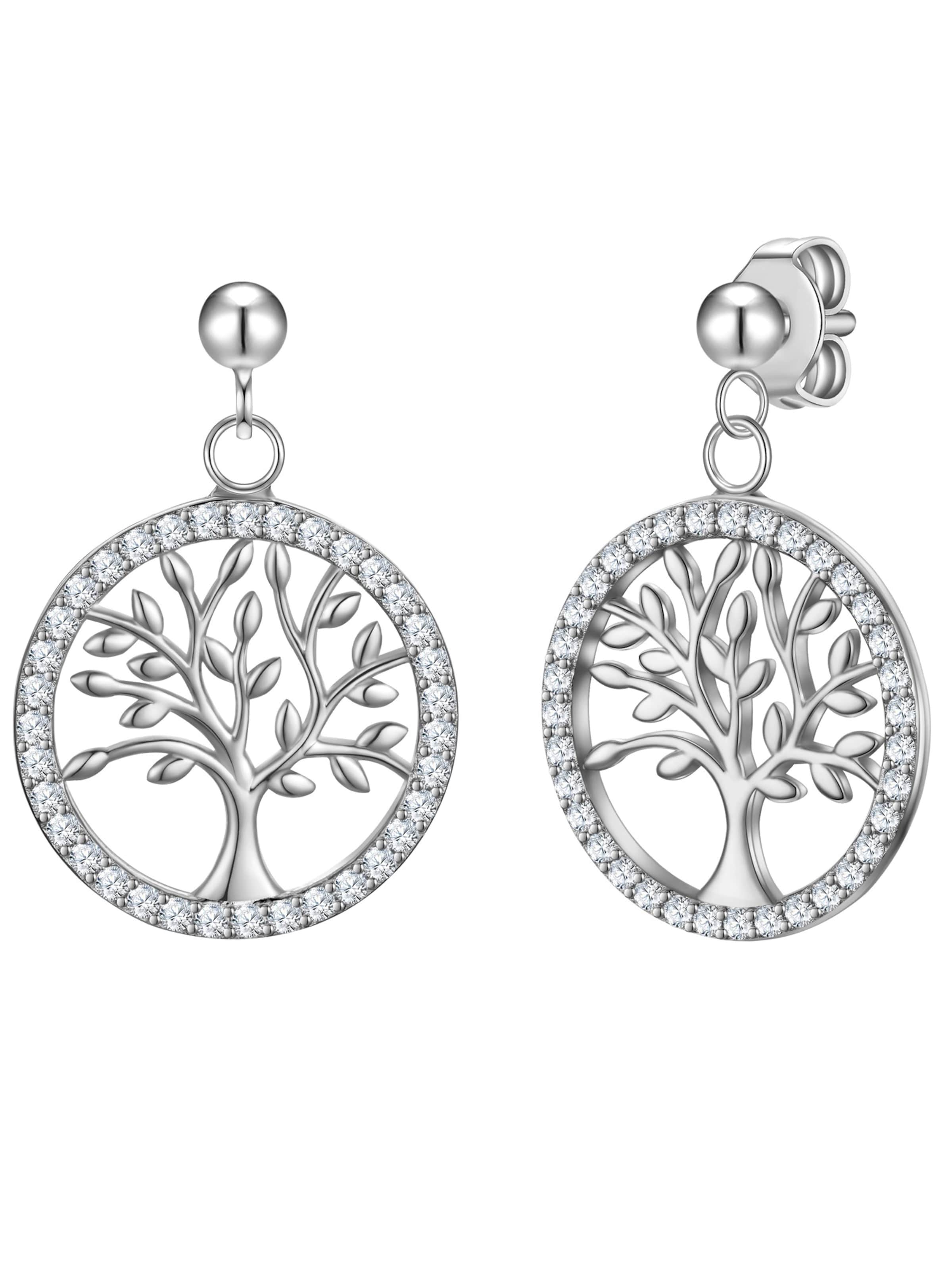 Rafaela Donata Earrings in Silver: front