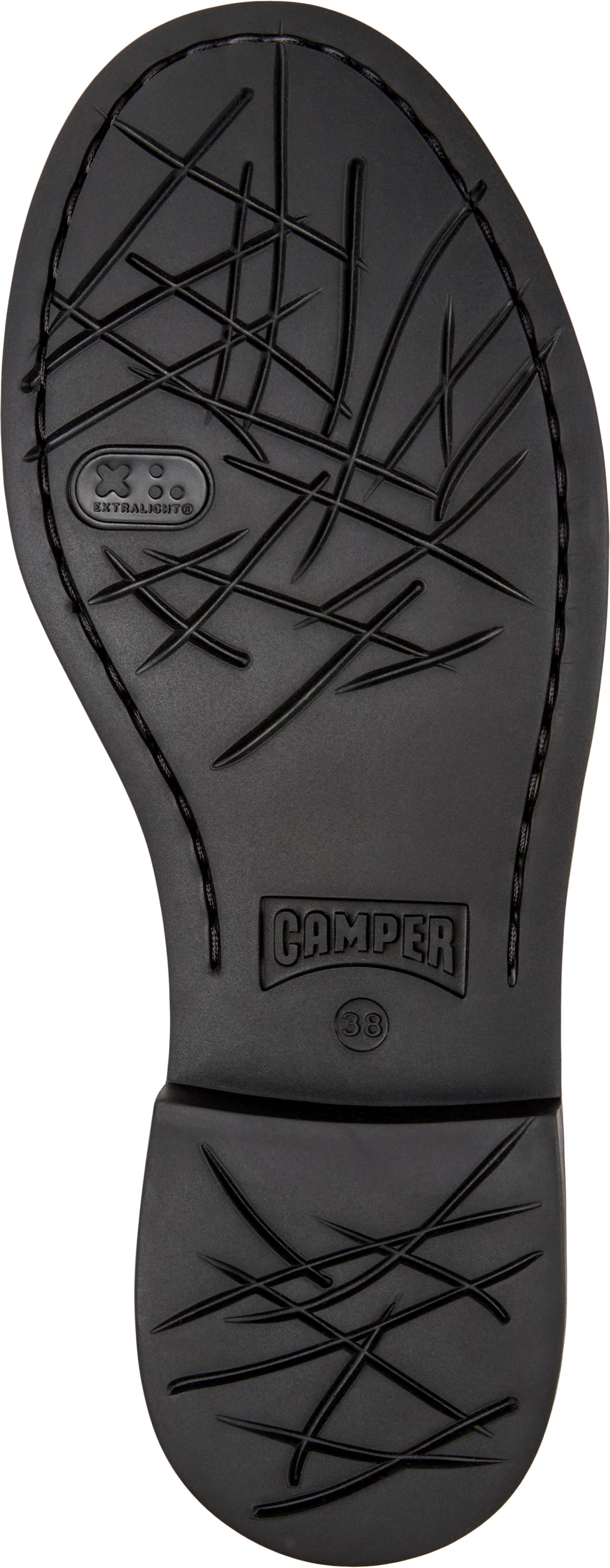 CAMPER Snøresko 'Dean' i sort