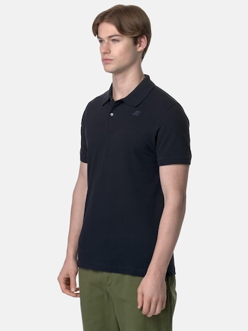K-Way Shirt 'K-WAY AMEDEE PIQUE SLIM T-Shirt e Polo' in Blauw