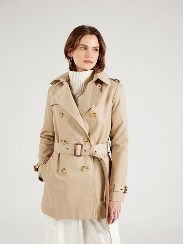 Lauren Ralph Lauren Between-Seasons Coat in Beige: front