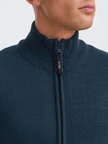 !Solid Gebreid vest ' SDBABAL ' in Blauw