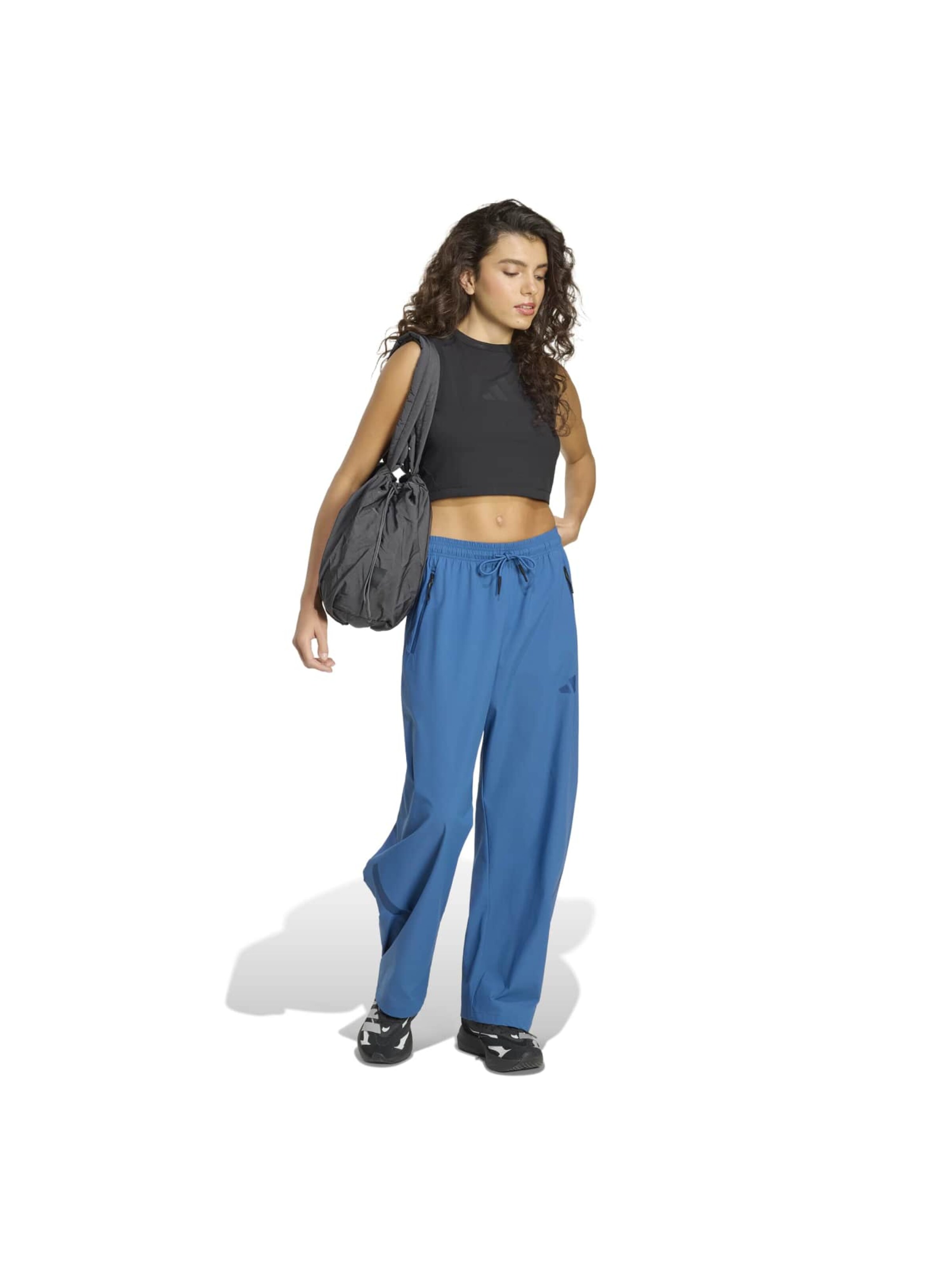 ADIDAS SPORTSWEAR Wide Leg Sporthose 'Z.N.E.' in Blau: Vorderseite