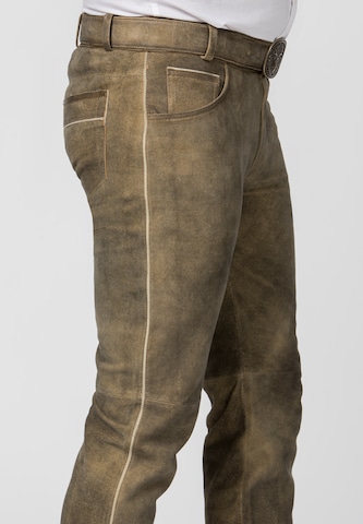 STOCKERPOINT Regular Trachtenhose 'Marlon' in Braun