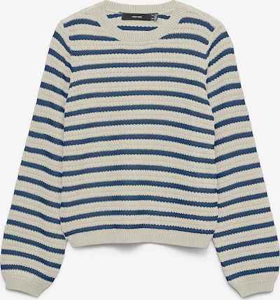 Megztinis 'VMGORGEOUS' iš VERO MODA, spalva – dramblio kaulo / tamsiai mėlyna, Prekių apžvalga