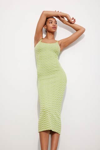 Envii Knitted dress 'Peridot' in Green: front