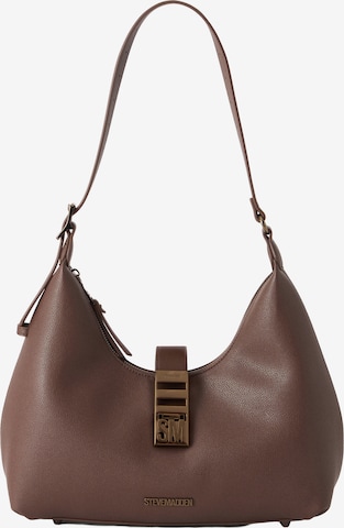 STEVE MADDEN Schultertasche 'BOVIE' in Braun: Vorderseite