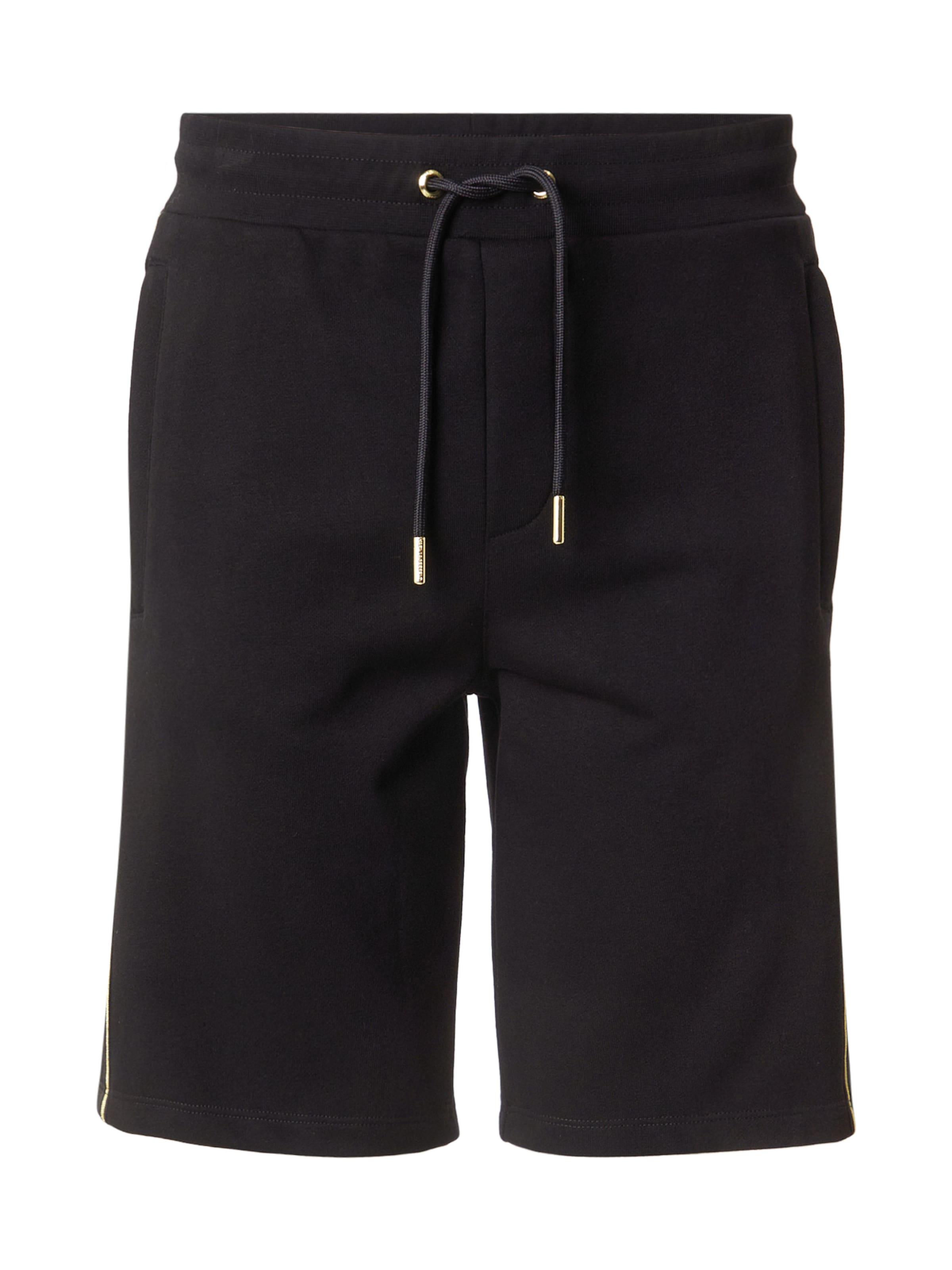 Karl Lagerfeld Štandardný strih Nohavice - Čierna: predná strana