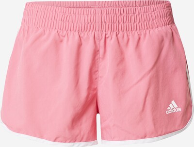ADIDAS PERFORMANCE Shorts 'Marathon 20' in rosa / weiß, Produktansicht
