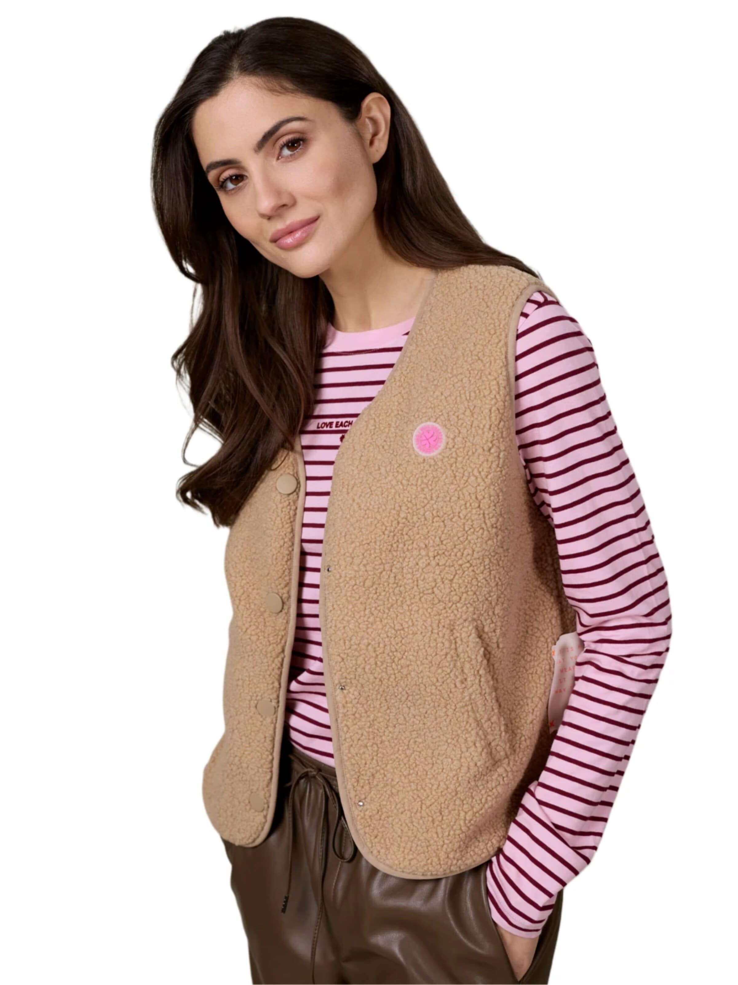 Gilet LIKS. Munich en beige